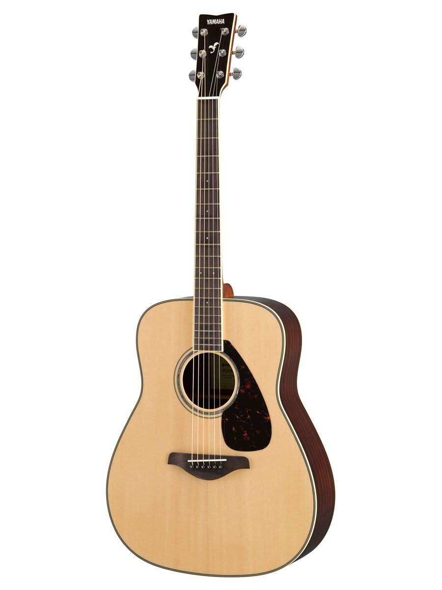 Amazon.com: Yamaha FG830 Solid Top Folk Guitar, Natural : Musical