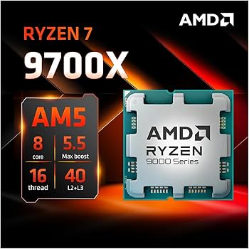 CPU Processor AMD Ryzen 7 9700X Processor R7 9700X 5.5GHz 8-Core