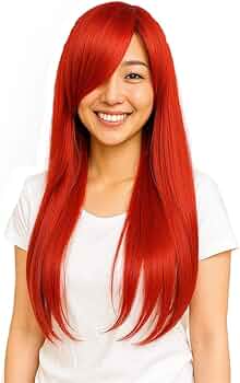 Amazon.co.jp: [Schicksal.]ウィッグ コスプレウィッグ 赤髪 レッド