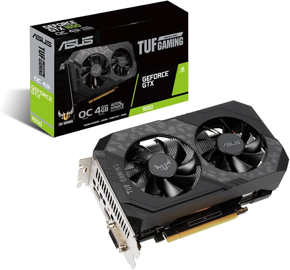 Amazon | ASUS TUF Gaming GeForce GTX 1650 OC Edition 4GB GDDR6