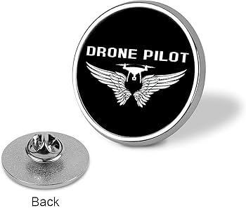Amazon.co.jp: ドローンパイロット ピンバッジ 徽章 ネクタイピン 金属
