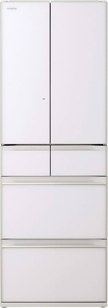 Amazon | 日立 冷蔵庫 幅65cm 520L クリスタルホワイト R-HW52N XW 6