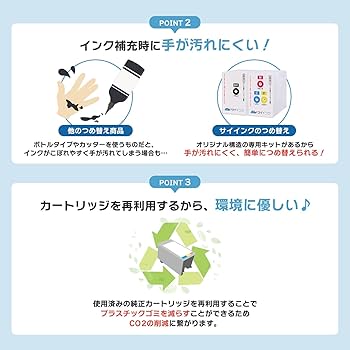 Amazon.co.jp: 【サイインク】《1本あたりの容量:純正の約2.2倍