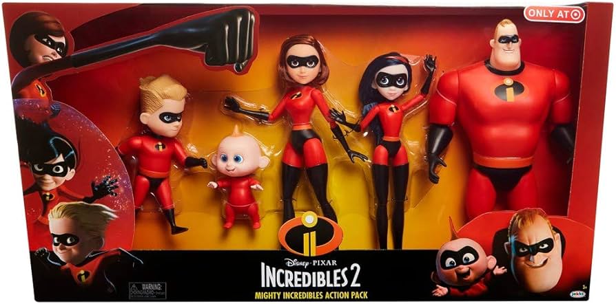 Amazon | インクレディブルファミリー 12インチフィギュア 5体セット