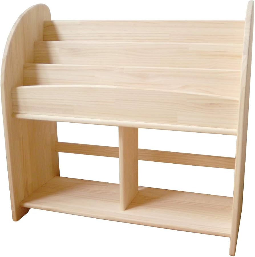 Amazon.co.jp: 木遊舎(MOKUYUSYA) 絵本棚【完成品】天然木製パイン材