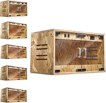 Amazon | TAKEY爬虫類 ケージ レオパ ケージ 木製飼育ケージトカゲ