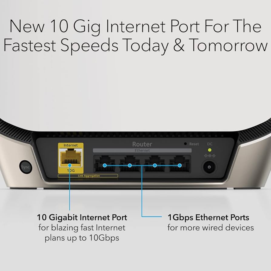 Amazon.com: NETGEAR Orbi Tri-Band WiFi 6 Mesh Network System