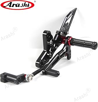 Amazon | Arashi CNC 調整可能 バックステップキット適合車種カワサキ