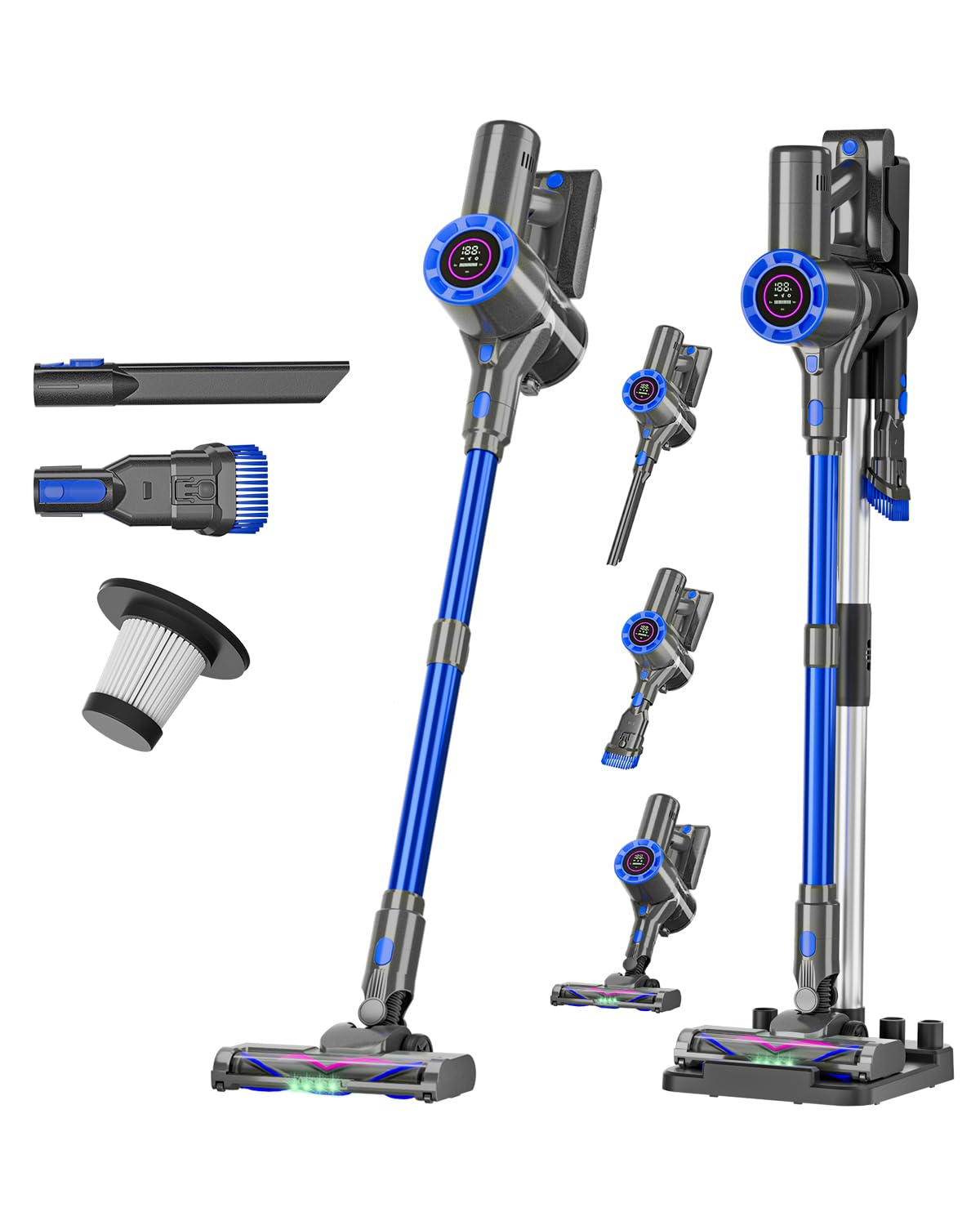 Amazon | 掃除機 コードレス【2026革新版・超強吸引・静音・軽量・自立