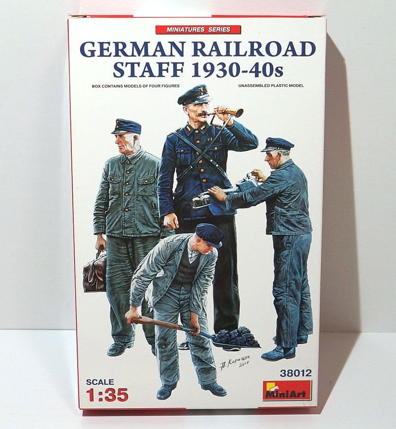 Amazon | ミニアート 1/35 38012 ドイツ 駅員スタッフ 1930-40年代