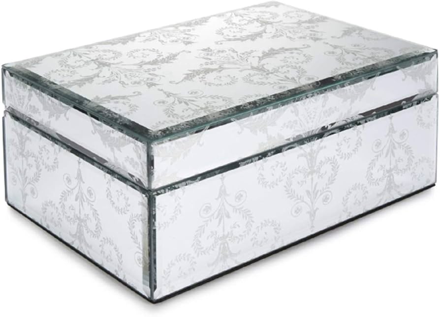 Amazon.co.jp: Laura Ashley Josette Large Mirror Jewelry Box : Home