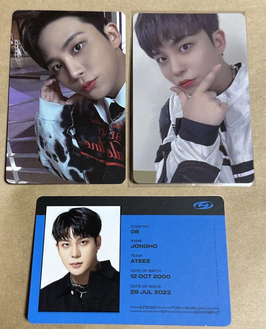Amazon.co.jp: ATEEZ アチズ アルバムトレカ ジョンホ トレカ 3枚