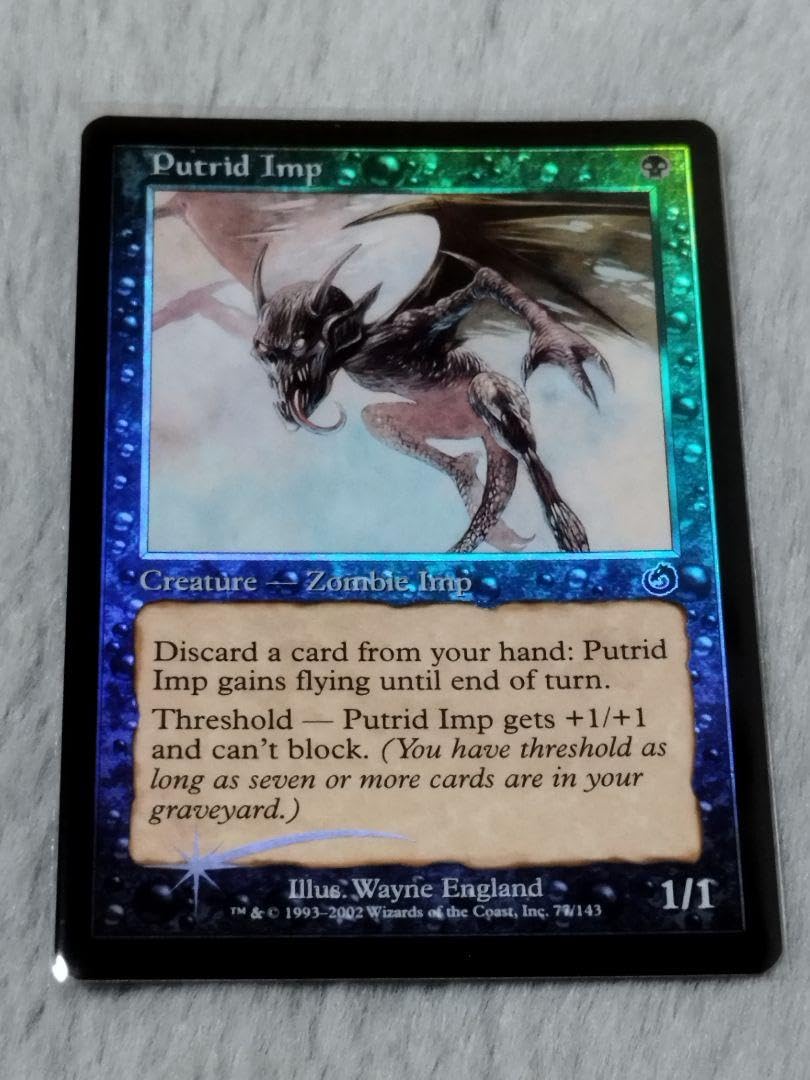 Amazon.co.jp: MTG 朽ちゆくインプ Putrid Imp Foil : おもちゃ