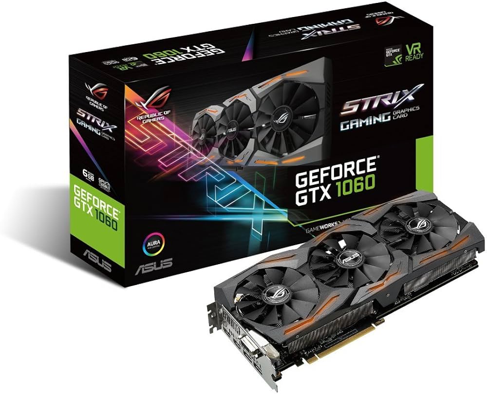ASUS Strix-GTX1060-6G-Gaming Nvidia GeForce GTX 1060 Ekran Kartı