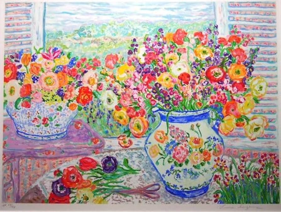 Amazon.co.jp: 真作保証 レスリーセイヤー 「フラワー&レース」 シルク