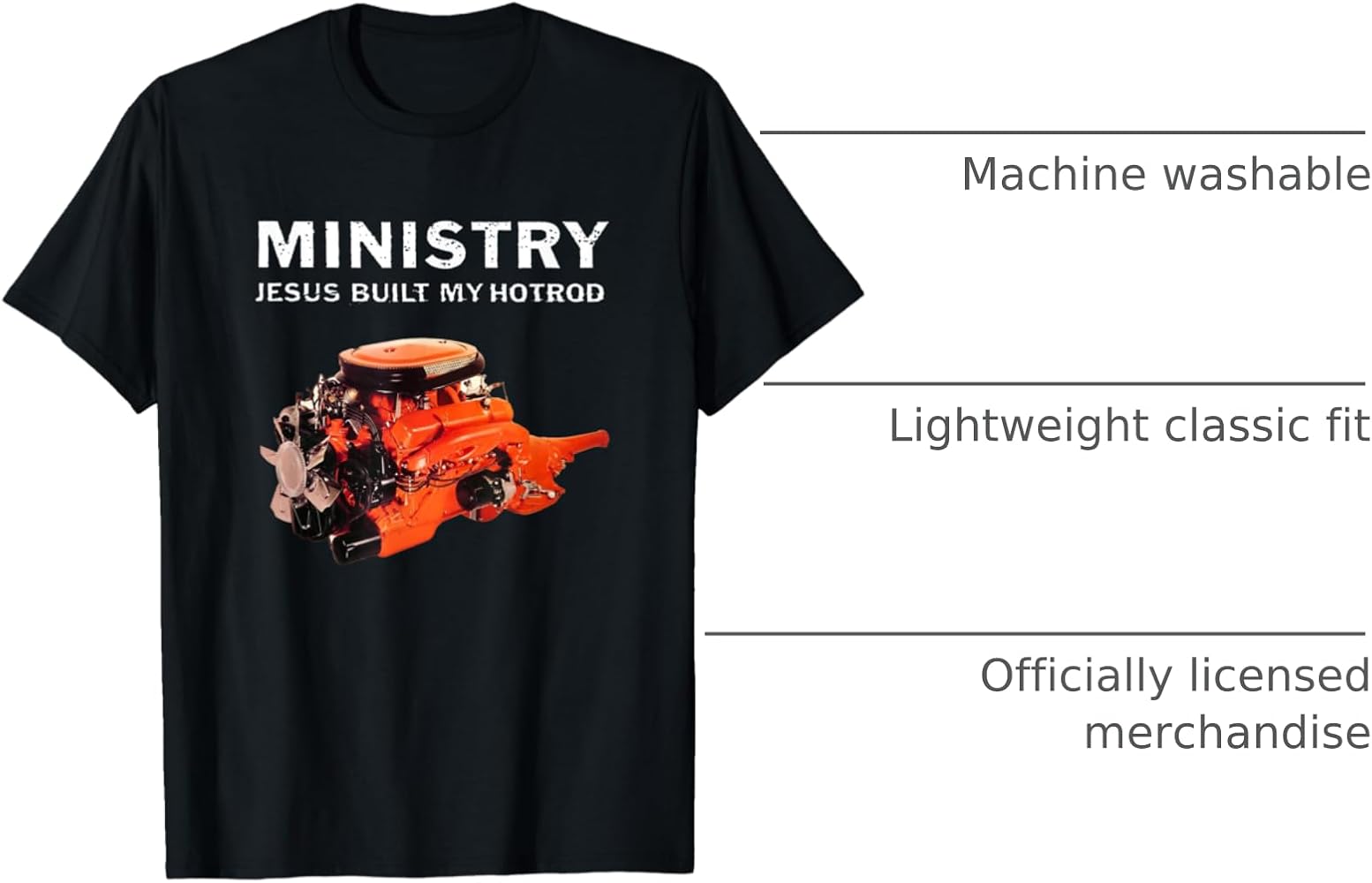 Amazon.com: Ministry - Official Merchandise - Jesus Built My