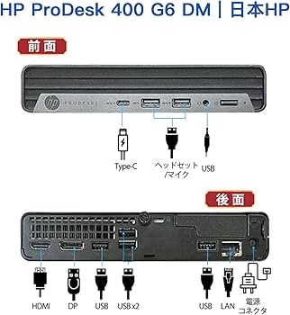 Amazon.co.jp: 【整備済み品】エイチピー ProDesk 400 G6 DMミニ