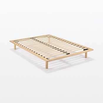 Amazon｜無印良品 木製ベッドフレーム ダブルサイズ 幅147×奥行202×高