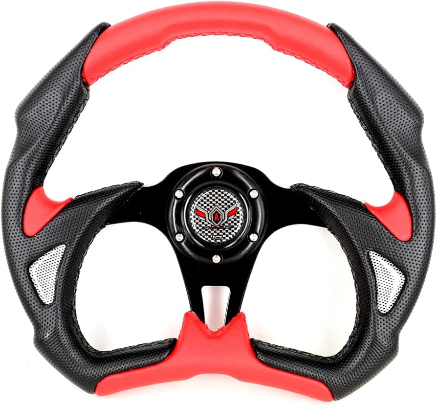 OMP スポーツステアリング 350mm 赤黒 OMP スポーツステアリング 350mm