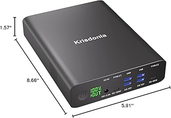 Amazon.com: Krisdonia Portable Charger, PD 100W USB C Power Bank