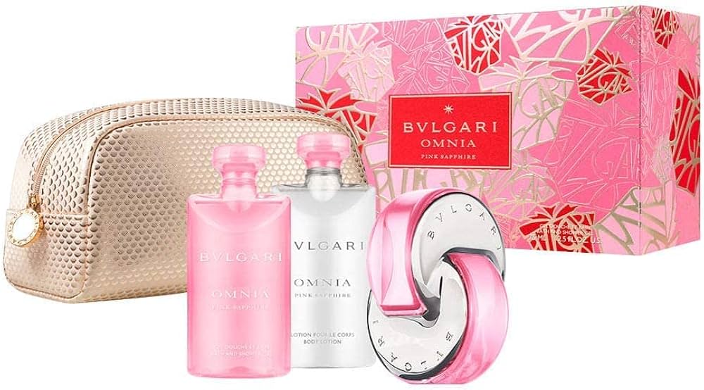 Amazon.com : Bvlgari Omnia Pink Sapphire By Bvlgari 4 Piece Gift