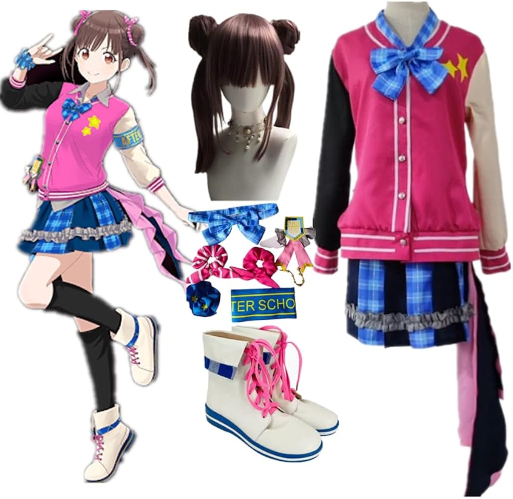 Amazon.co.jp: 忠実再現！園田智代子 コスプレ衣装+ウィッグ+靴