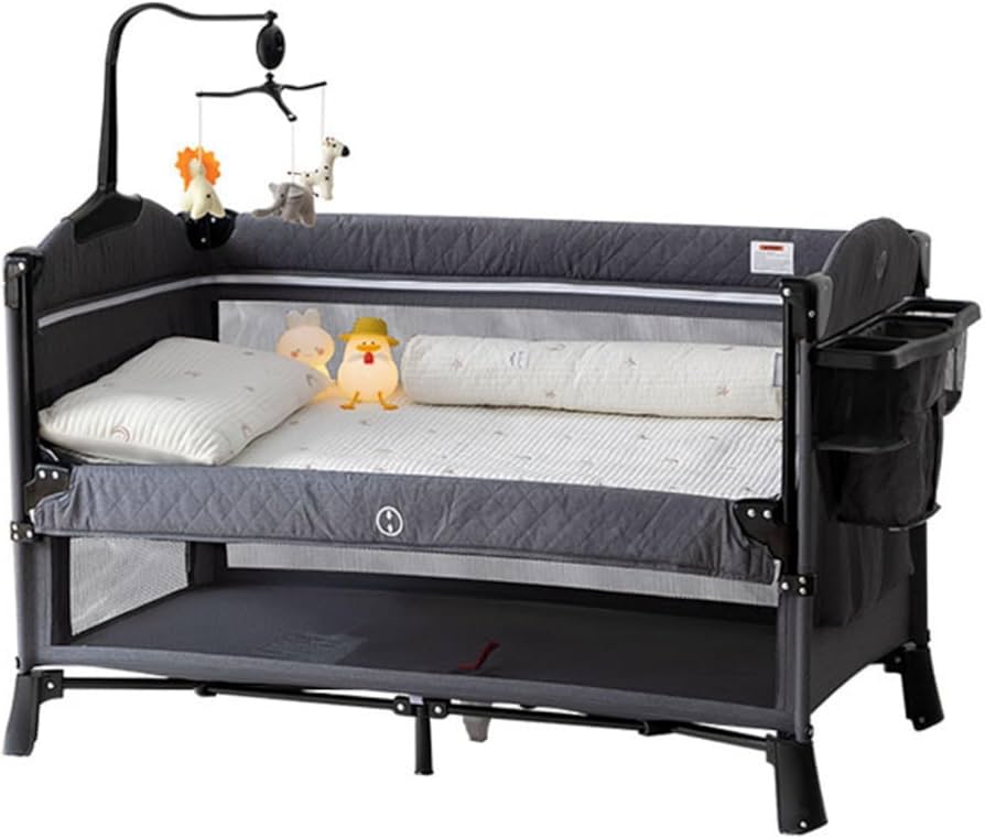 Amazon.co.jp: ベビーベッド 添い寝ベッド プレイヤード サイド高さ