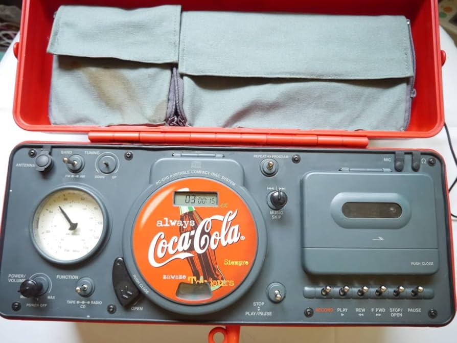 Amazon.co.jp: コカコーラ ラジカセ TEAC PC-D10 レア : ホビー