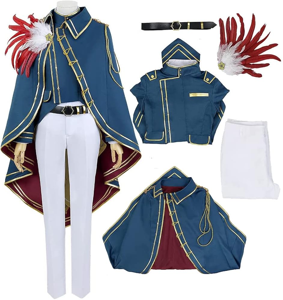 Amazon.co.jp: [PWPCOS] VTuber 弦月藤士郎 コスプレ衣装 セット