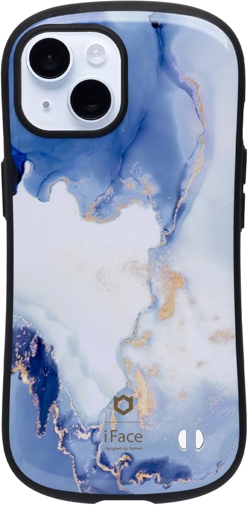 Amazon.co.jp: iFace First Class Marble iPhone 15 ケース (クラウド