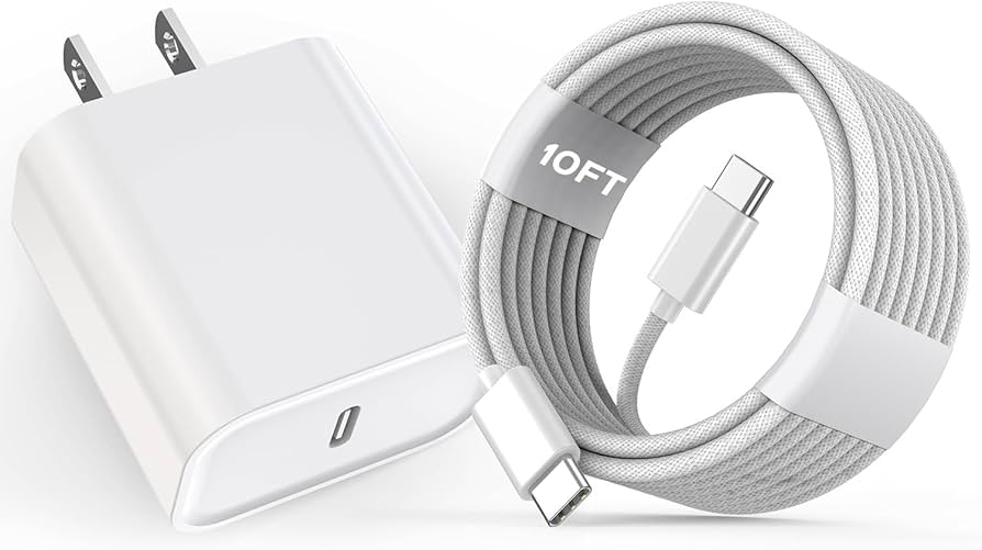Amazon.com: 10FT Apple iPhone 16 Pro Charger,USB C High Speed 20W