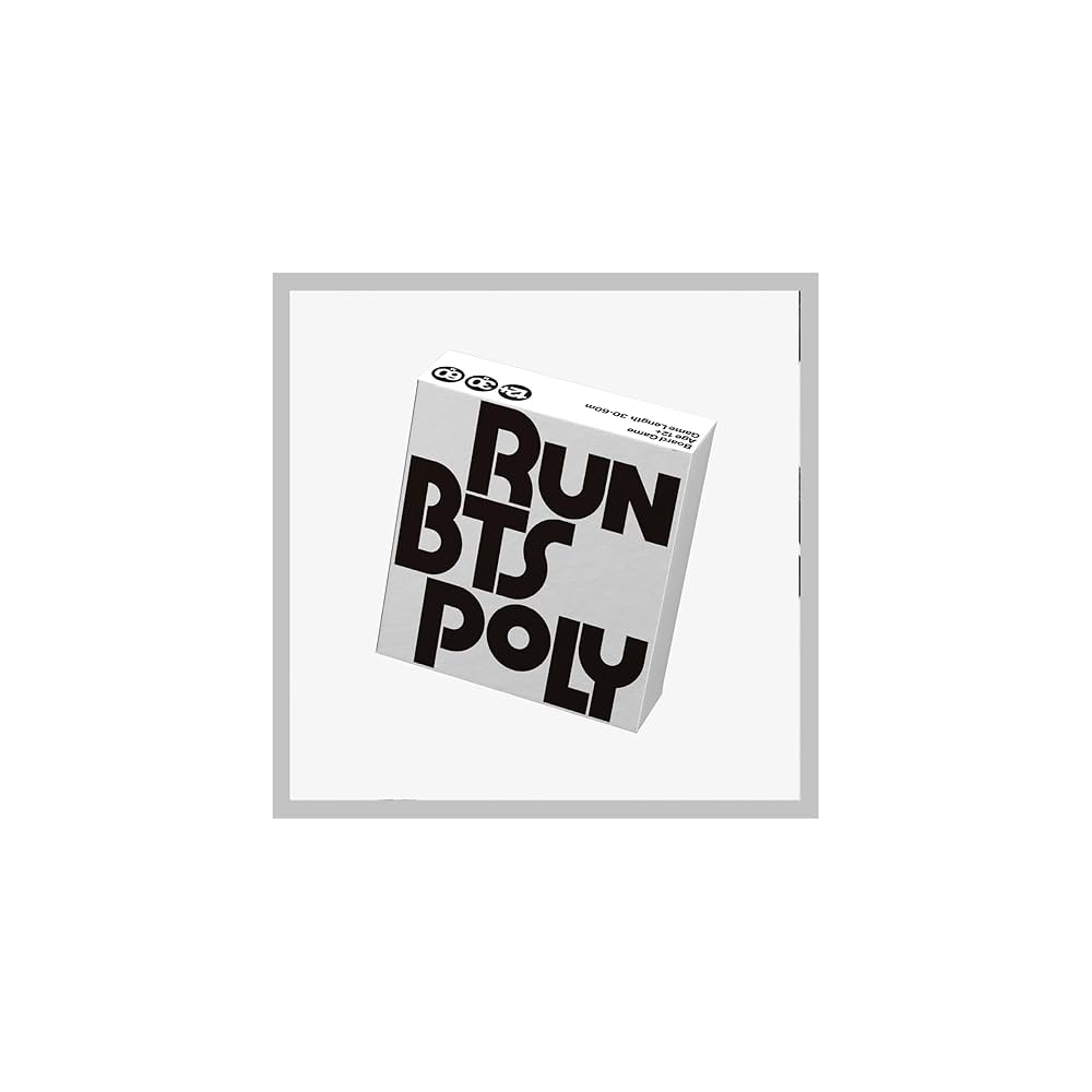 RUN BTS POLY HIGHLIGHT Package Official MD Outbox+96p PhotoBook+