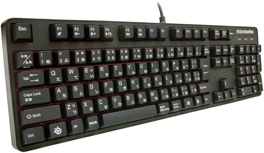 Amazon.co.jp: SteelSeries Red switches採用ゲーミングキーボード