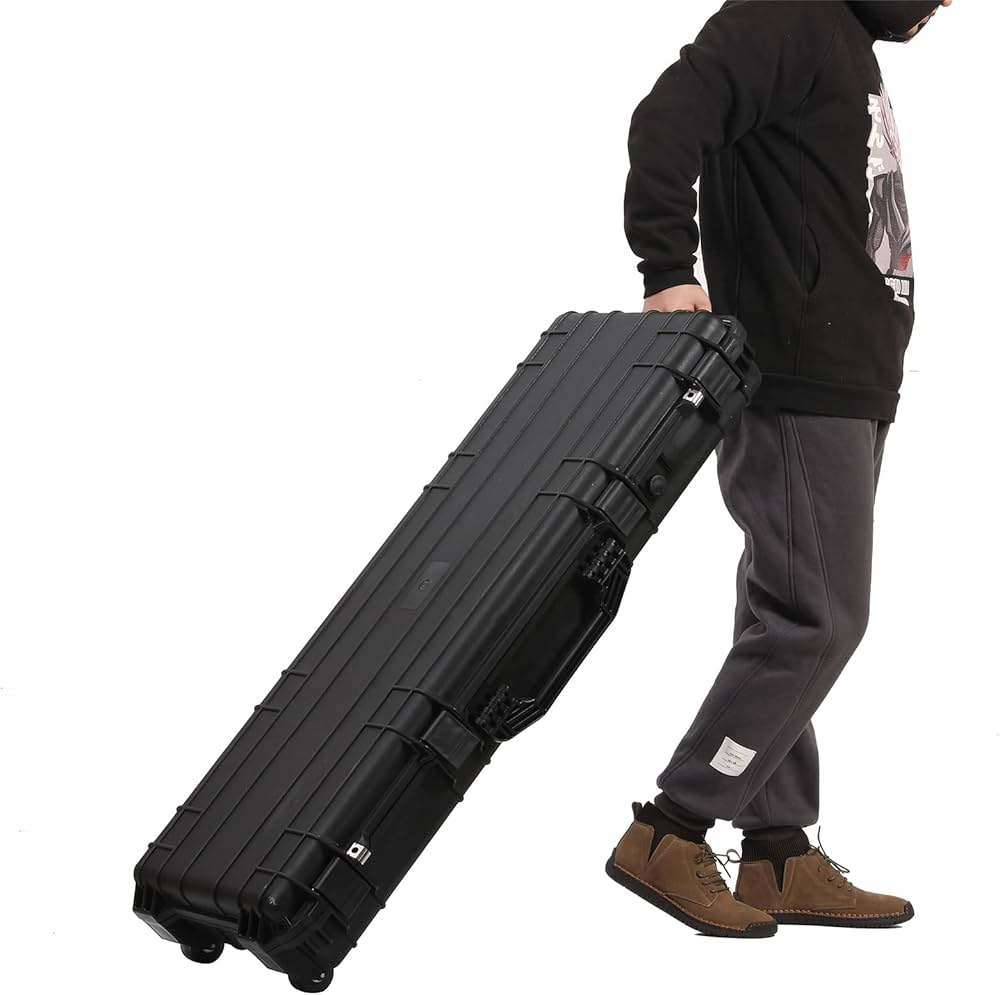 Amazon.co.jp: アタッシュ型ガンケース ハードケース 大型 【110サイズ