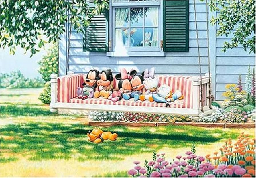 ○未開封○レア品 ディズニージグソーパズル 昼下がりの天使 1000