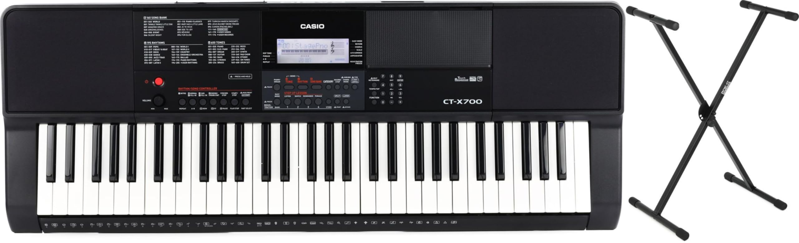 Amazon.com: Casio CT-X700 61-key Portable Arranger Keyboard with