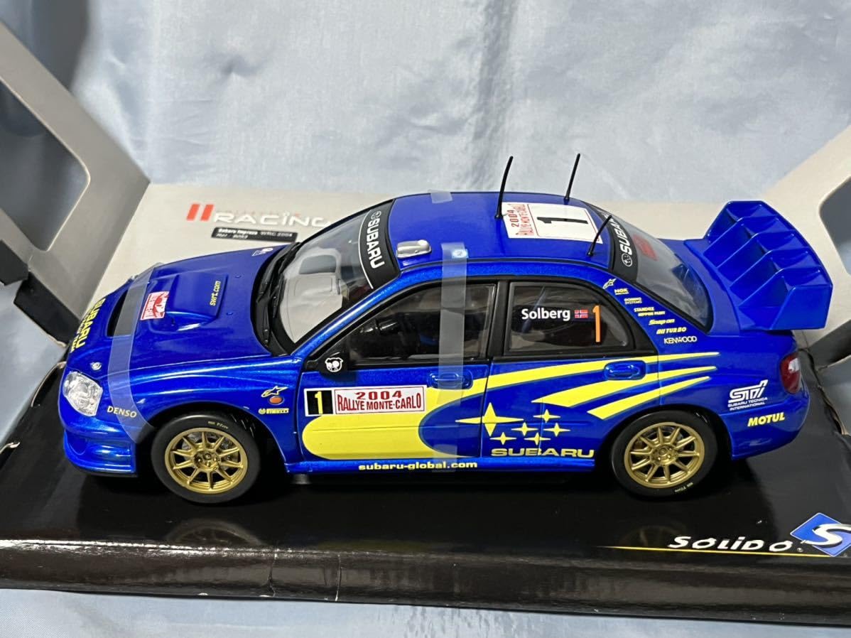 Amazon | ソリド製スバル インプレッサ WRC 2004年1/18 | ミニカー
