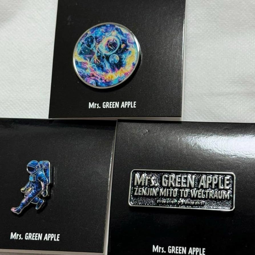 Amazon | ミセスグリーンアップル ゼンジン ピンバッジ3種セット