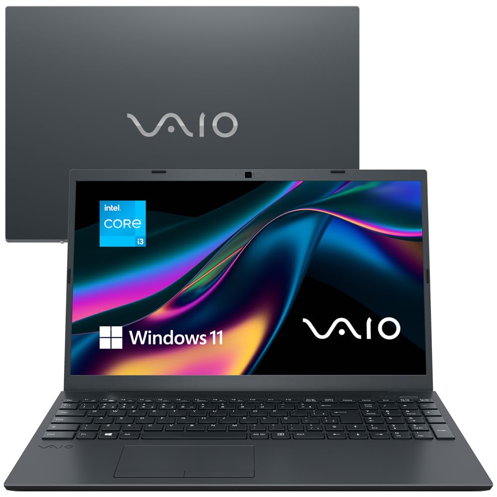 Notebook VAIO FE15 Intel Core i3 11ª gen Windows 11 Home 8GB RAM