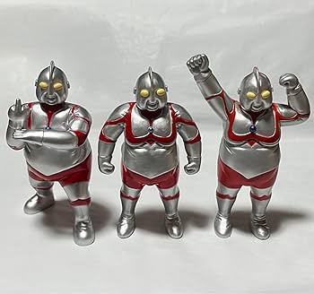 Amazon.co.jp: デブトラマン ファットラマン フィギュア3体 ぽっちゃり