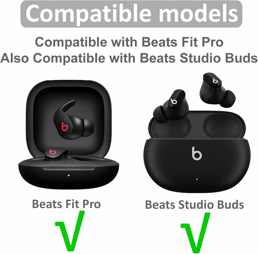 Amazon | 6組 ダブルフランジ Beats Fit Pro イヤーチップ Buds対応 S