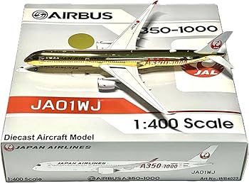 Amazon.co.jp: Aviation 1:400 JAL 日本航空 A350-1000 JA01WJ