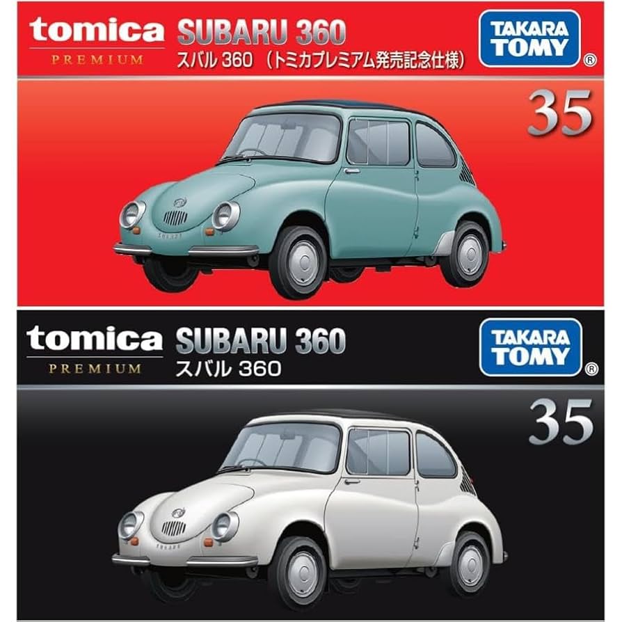 SUBARU 50周年記念仕様 トミカ スバル360 SUBARU 50周年記念仕様