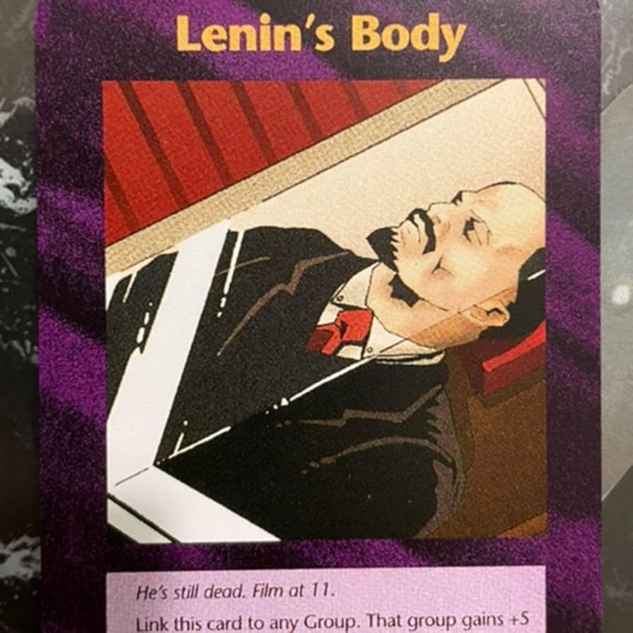 Amazon.co.jp: 90s USA レーニンの死体イルミナティカード : おもちゃ