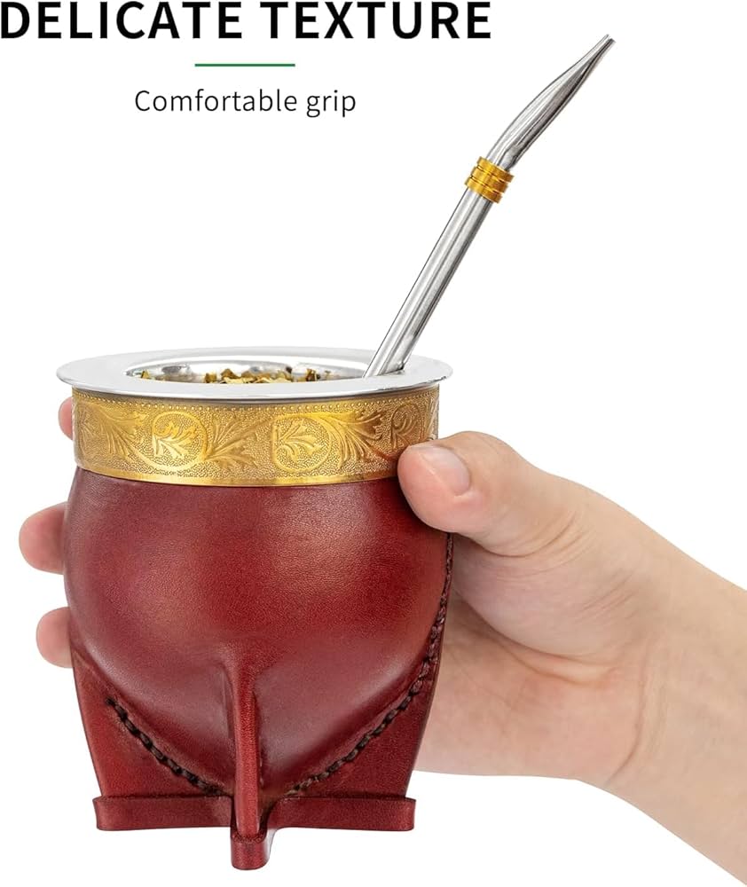 Amazon.com | Cuopru Premium Argentina Imperial Yerba Mate Cup with