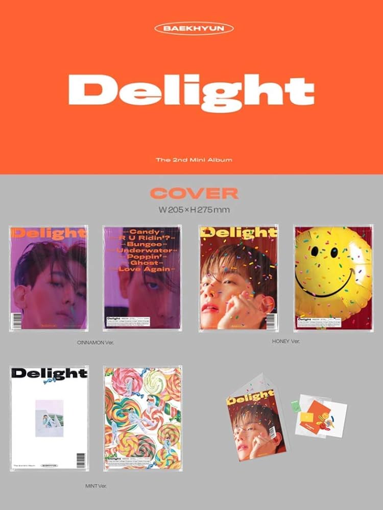 Baekhyun - Delight [Random ver.] (2nd Mini Album) [Pre Order] CD+