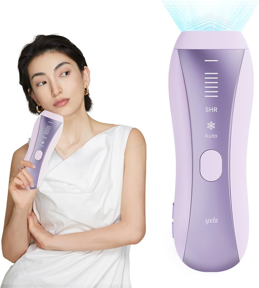 Amazon | Yete（エイティー）脱毛器 IPL 冷感無痛ケア SHR連続照射