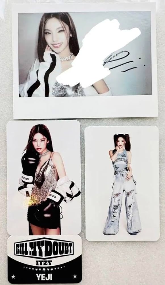 itzy FCくじ オンラインくじ 直筆サイン入りうちわ ITZY イェジ 直筆