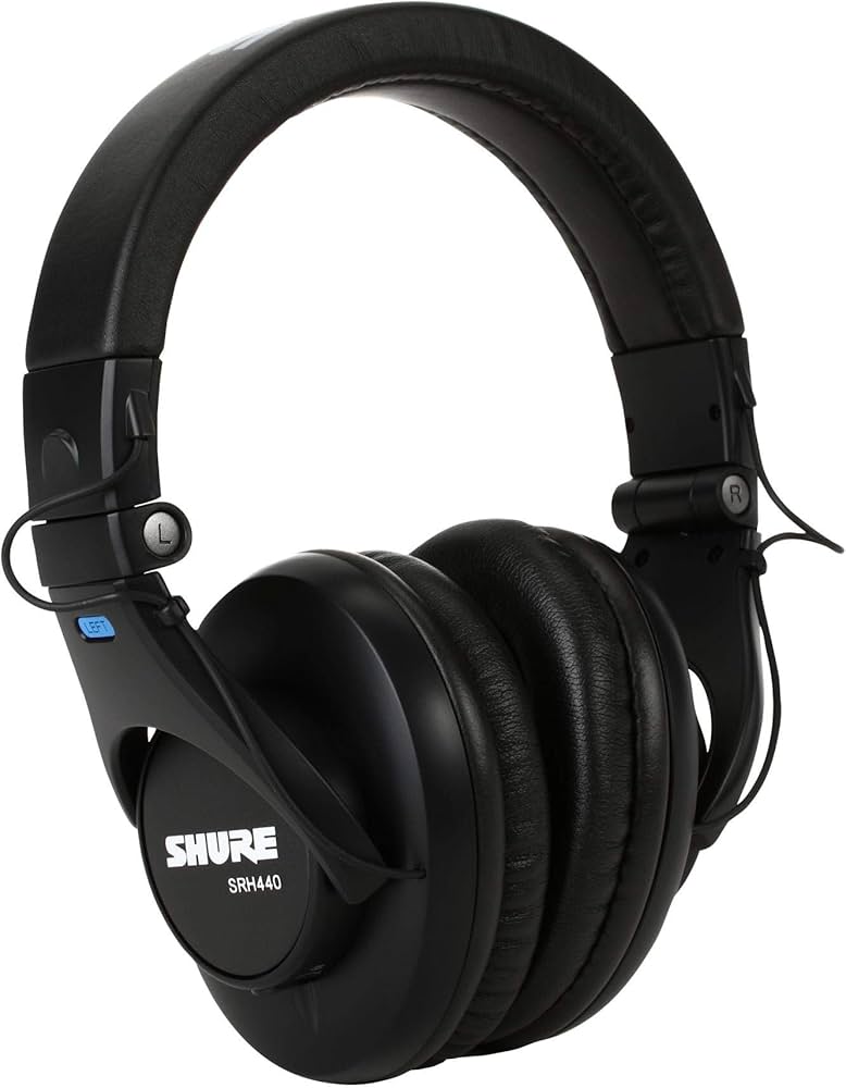 Amazon.com: Shure SRH440 Professional Studio Headphones, Enhanced