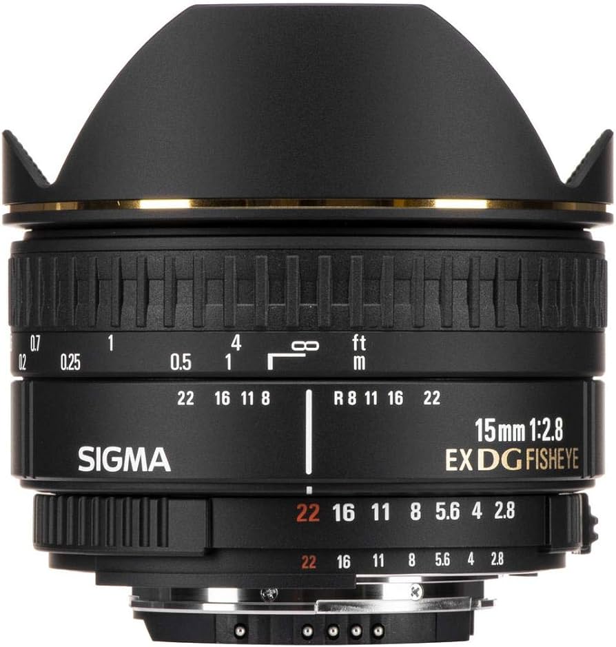 Amazon.com : Sigma 15mm f/2.8 EX DG Diagonal Fisheye Lens for